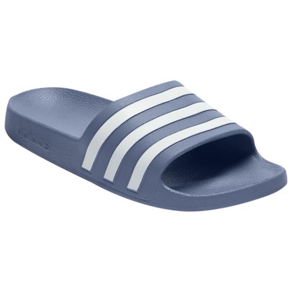 Adidas Papucs Női Adilette Aqua Fehér/Sötétkék,BKZ74360